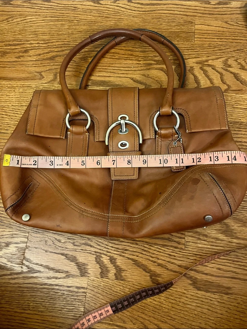 Vintage Y2k 2000s Coach Soho Leather Satchel Handbag F08A11